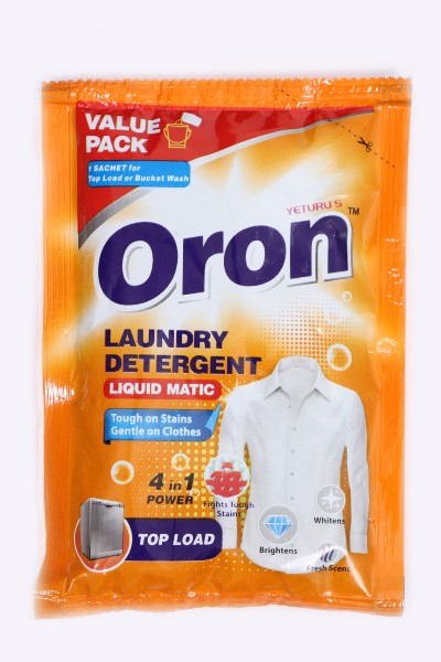 Oron Laundry Detergent Top Load - 28 No